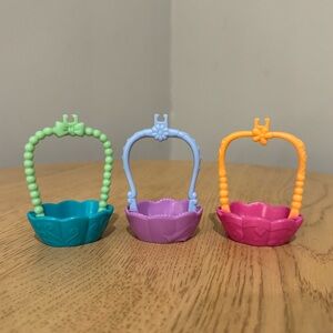 LPS Round ‘N Round Pet Town Replacement Baskets - Set of 3